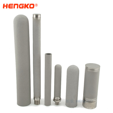 Hengko Fintered Micro Poreous SS 316L Filtre de filtre en acier inoxydable Tube de filtre à filtre de haute précision pour pharmaceutique